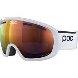 Poc Fovea Cat2 Μάσκα Σκι & Snowboard Ενηλίκων Λευκή με Φακό Καθρέπτη Χρυσό