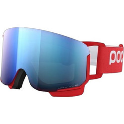 Poc Nexal Μάσκα Σκι & Snowboard Παιδική Κόκκινη με Φακό Καθρέπτη Μπλε