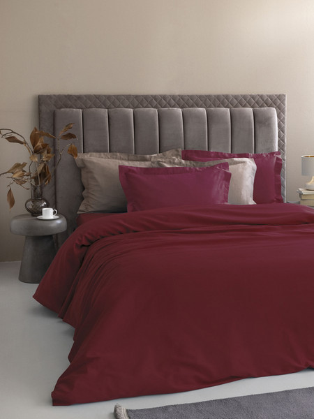Palamaiki Σετ Σεντόνια Υπέρδιπλα Βαμβακοσατέν 240x270 Posh Sateen Bordeaux