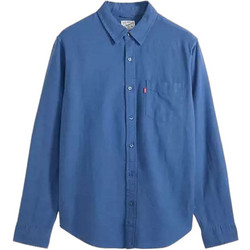 Levi's Ανδρικό Πουκάμισο Βαμβακερό Μακρυμάνικο Κανονική Γραμμή Overshirt Μπλε 85746-0207