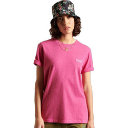 Superdry Γυναικείο Αθλητικό T-Shirt Φούξια W1010519A-5ES