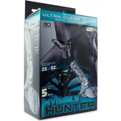 NMC Invisible Hunter Harness Strap On με Dildo 20cm Clear