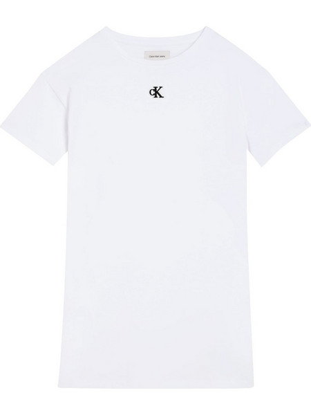 Calvin Klein Παιδικό Φόρεμα Άσπρο LVCKSJH05G-YAF