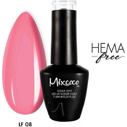 Mixcoco LF-08 Ημιμόνιμο Βερνίκι Νυχιών 7.5ml