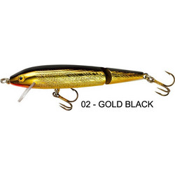 Rebel Jointed Minnow J30S Τεχνητό Δόλωμα Ψαράκι 13.62cm 19.4gr 02 Gold Black