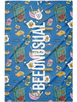 Bee Unusual Πετσέτα Θαλάσσης Microfiber Μπλε 100x150cm 261103-126-117