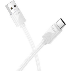Hoco X114 Braided USB-A to USB-C 1m White