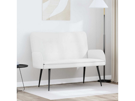 vidaXL Διθέσιος Καναπές Λευκός 115x61x87cm 42028911