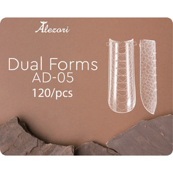 Alezori AD-05 Dual Φόρμες Νυχιών 120τμχ