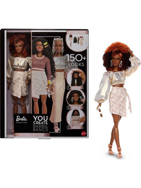 Mattel Barbie Signature You Create Barbie Basics Neutral Kit 002