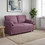 vidaXL Διθέσιος Καναπές Βελούδινος Μωβ 158x83x95cm 42033966