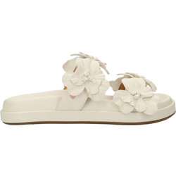 Mexx Δερμάτινα Γυναικεία Σανδάλια Λευκά MI001604561W-3005