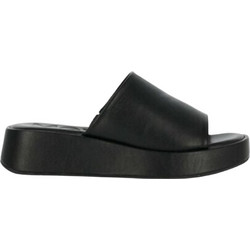 Mexx Δερμάτινα Γυναικεία Σανδάλια Μαύρα MIBN1601841W-01