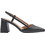 Verde Γόβες Slingback Δερμάτινες με Χοντρό Ψηλό Τακούνι Μαύρες 28-4232