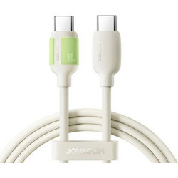 Joyroom Fluorescent Series Cable A53 USB-C to USB-C 60W 1.2m Beige