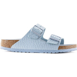 Birkenstock Arizona Δερμάτινα Γυναικεία Σανδάλια Ανατομικά Γαλάζια 1021461