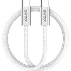 Bwoo BO-X317C-C Braided USB-C to USB-C 240W 1m White