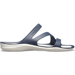 Crocs Swiftwater Γυναικείες Παντόφλες Καλοκαιρινές Ανατομικές Αντιολισθητικές Κολυμβητηρίου Navy Μπλε 203998-462