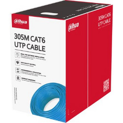 Dahua U/UTP Cat.6 Καλώδιο Δικτύου Ethernet 305m Blue PFM922I-6UN-C