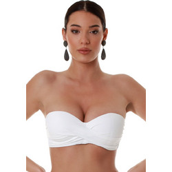 Bluepoint Bikini Top Strapless με Ενίσχυση Λευκό 26066093D-01
