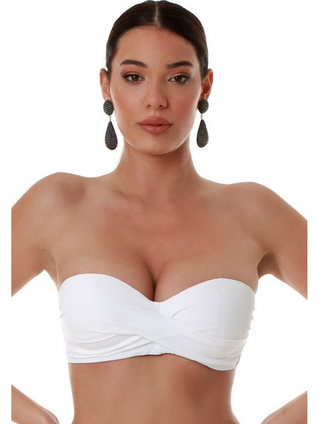 Bluepoint Bikini Top Strapless με Ενίσχυση Λευκό 26066093D-01