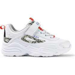 Fila Skye V Παιδικά Sneakers Λευκά Μαύρα Κόκκινα FFK0268-13036