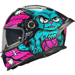 MT Braker SV The King B8 Black Blue Fuchsia Κράνος Μηχανής Full Face 1650gr
