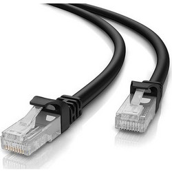 Powertech U/UTP Cat.5e Καλώδιο Δικτύου Ethernet 1.5m Black CAB-N454