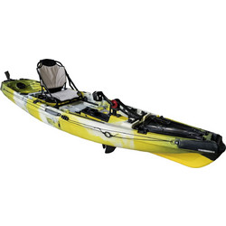 Caribbean Sea Kayaks Πλαστικό Kayak 1 Ατόμου με Πετάλια Κίτρινο Μαύρο