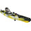 Caribbean Sea Kayaks Πλαστικό Kayak 1 Ατόμου με Πετάλια Κίτρινο Μαύρο