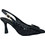 Adam's Γόβες Slingback Δερμάτινες με Λεπτό Ψηλό Τακούνι Μαύρες 848-26005