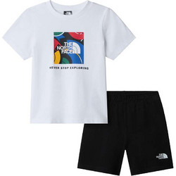 The North Face Παιδικό Σετ για Αγόρι Καλοκαιρινό Λευκό Μαύρο NF0A8G1HLA9