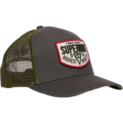 Superdry Ανδρικό Καπέλο Jockey με Δίχτυ Snapback Υφασμάτινο Ανθρακί W9010176A-9JO