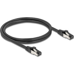 DeLOCK S/FTP Cat.8.1 Καλώδιο Δικτύου Ethernet 1m Black 80571