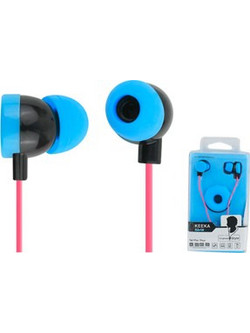 Keeka KA-10 Ακουστικά Ψείρες In-Ear Μαύρα Μπλε