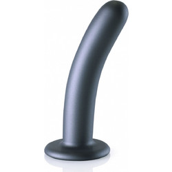 Ouch! Smooth G-Spot Dildo με Βεντούζα 14.5cm Γκρι