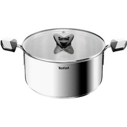 Tefal Emotion+ Κατσαρόλα Ανοξείδωτη Χωρίς Επίστρωση 24cm