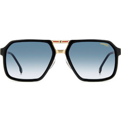 Carrera CA27S 2M208 Ανδρικά Γυαλιά Ηλίου Aviator Χρυσό Μαύρο με Μπλε Φακό