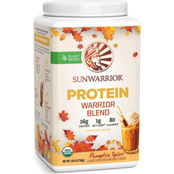 Sunwarrior Warrior Blend Pumpkin Spice Φυτική Πρωτεΐνη Χωρίς Λακτόζη & Γλουτένη 750gr