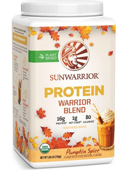 Sunwarrior Warrior Blend Pumpkin Spice Φυτική Πρωτεΐνη Χωρίς Λακτόζη & Γλουτένη 750gr