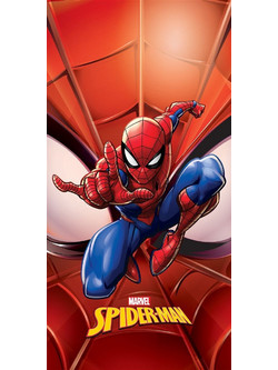 Dimcol Spider-Man 669 Παιδική Πετσέτα Θαλάσσης Κόκκινη 70x140cm