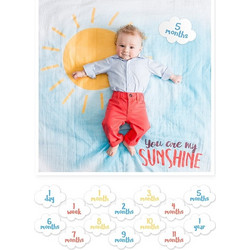 Lulujo Σεντόνι Φωτογράφισης για Μωρά You Are My Sunshine Γαλάζιο