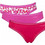 Sloggi Go Crush Mini Βαμβακερά Γυναικεία Slip Φούξια 3Pack 10219685-V005