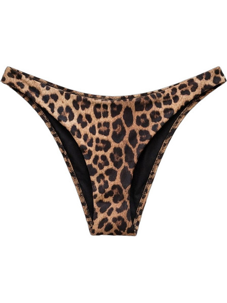 Sugarfree Bikini Brazil Animal Print Καφέ 26802012-331