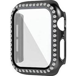 Leewello LW-410 Πλαστική Θήκη με Προστασία Οθόνης για Apple Watch Ultra 49mm Μαύρη