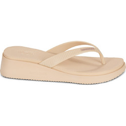 Havaianas Γυναικείες Σαγιονάρες Platforms Αντιολισθητικές Μπεζ 4150150-0570