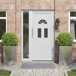 vidaXL Σετ Γλάστρες Εξωτερικού Χώρου Τετράγωνες Ατσάλινες Ασημί 50x50x75cm 2τμχ 883803