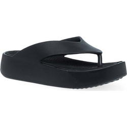 Parex Γυναικείες Σαγιονάρες Flatforms Αντιολισθητικές Μαύρες 11833004