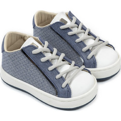 Babywalker Βαπτιστικά Sneakers για Αγόρι Υφασμάτινα Ανατομικά Μπλε EXC5199