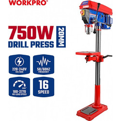 WORKPRO WP483002 Κολωνάτο Δράπανο 750W